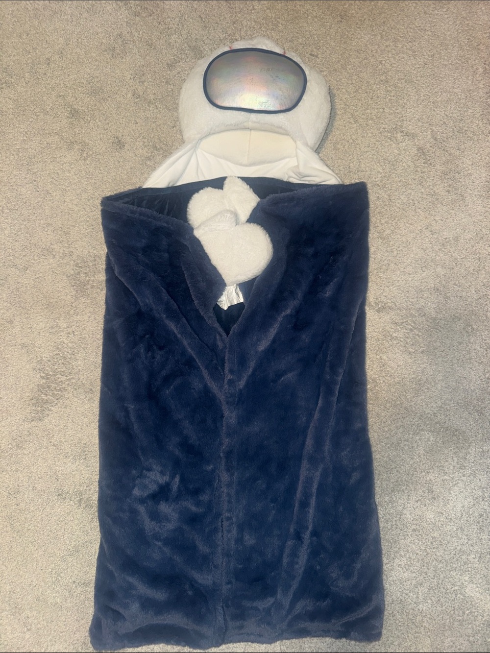 Pillowfort Navy Astronaut Hooded Blanket